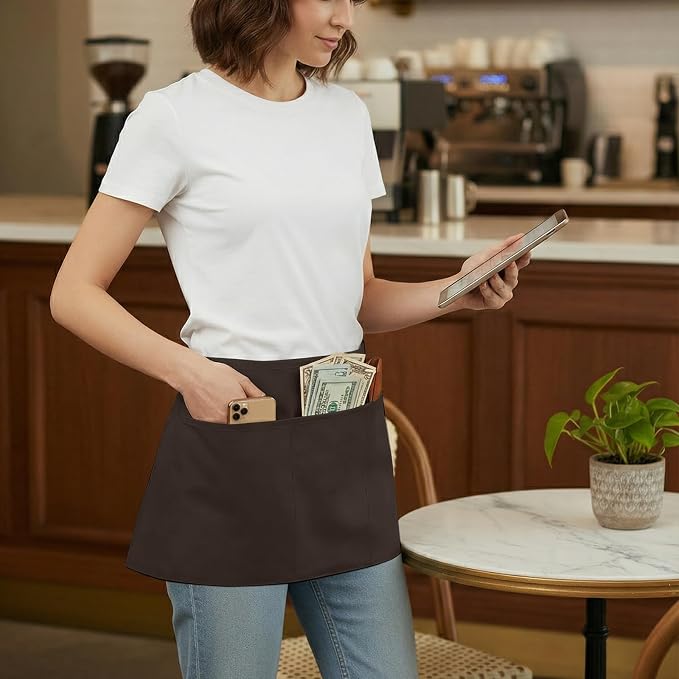 BOHARERS Waist Apron with 3 Pockets - Image 3
