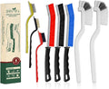8 Pcs Crevice Cleaning Brush Set – Hard Bristle Cleaning Tools by Unknown