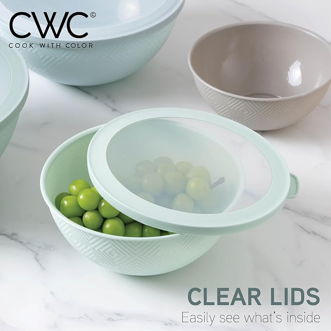 COOK WITH COLOR Mixing Bowls with Lids - Image 4