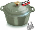 MUELLER HOME 6 Quart Enameled Cast Iron Dutch Oven by MUELLERHOME