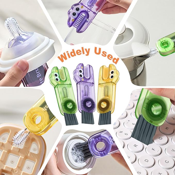 3 in 1 Cup Lid Cleaning Brush, Gap Cleaner Brushs - Image 6