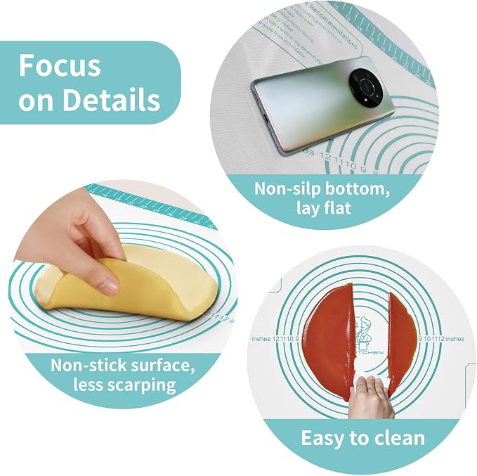 Non stick Pastry Mat, Dough Mat - Image 5