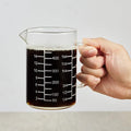 Ackers Mirror Etching Scale Glass Measuring Cup--Made of High Borosilicate by AckersBORO33