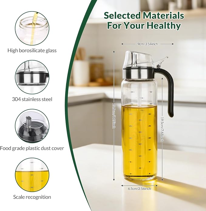 hotder Oil Bottles, Olive Oil Dispenser, Oil Dispenser Bottles, Oil Dispenser - Image 3