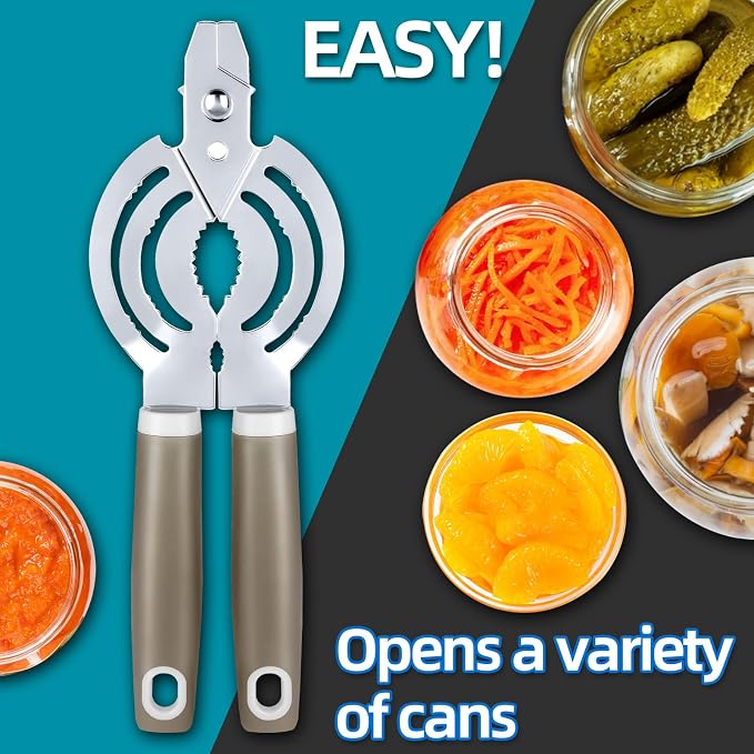 Jar Opener, Stainless Steel Jar Lid Opener, Easy Twist Bottle Opener - Image 3