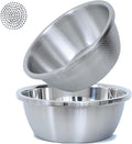 304 Stainless Steel Microporous Colander, 2.5QT Large Capacity by Paoli