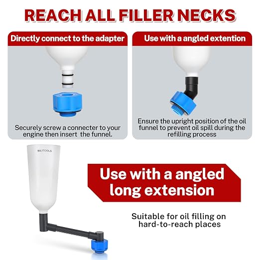 BILITOOLS 20-Piece Oil Funnel Kit - Image 6