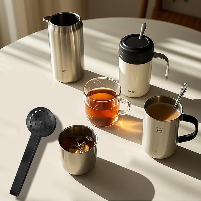 Tea Bag Squeezer Tongs, Stainless Steel Teabag Strainer Dispenser Gripper - Image 6