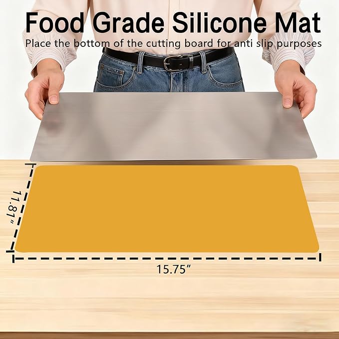 Large Stainless Steel Cutting Boards - Image 2