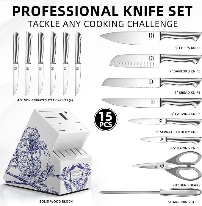KnifeSaga Kitchen Knife Set - Image 6