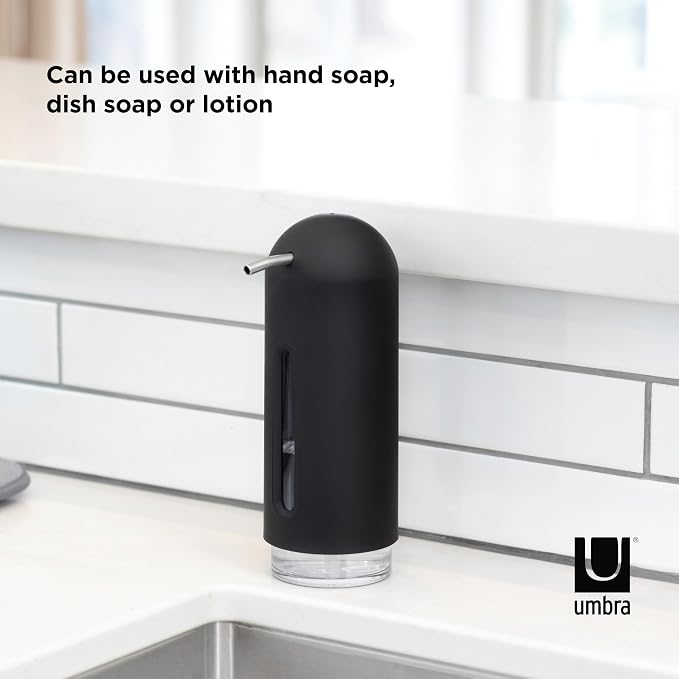 Umbra Penguin 12 oz Soap Pump, Kitchen Soap Dispenser, Also Works - Image 6