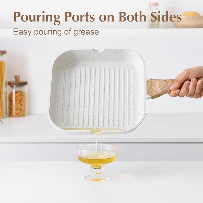 SENSARTE Nonstick Ceramic Grill Pan - Image 5