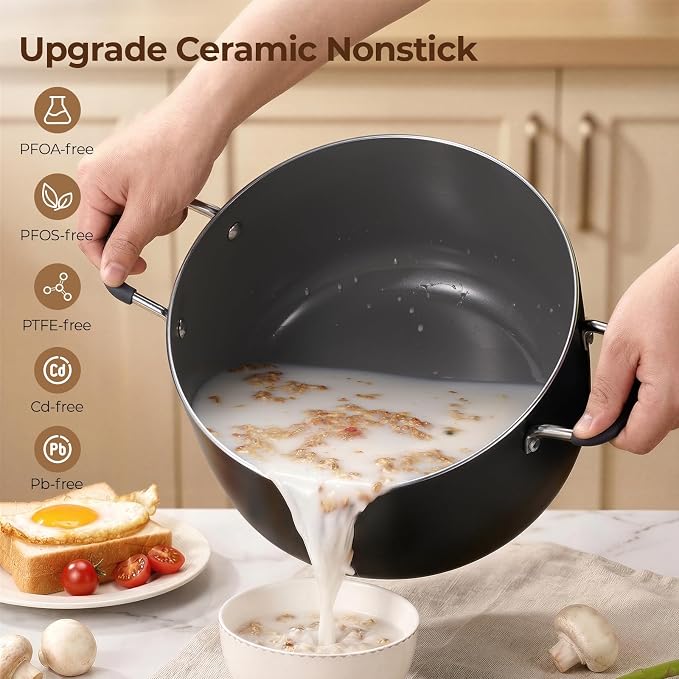 10 Quart Nonstick Stock Pot - Image 7