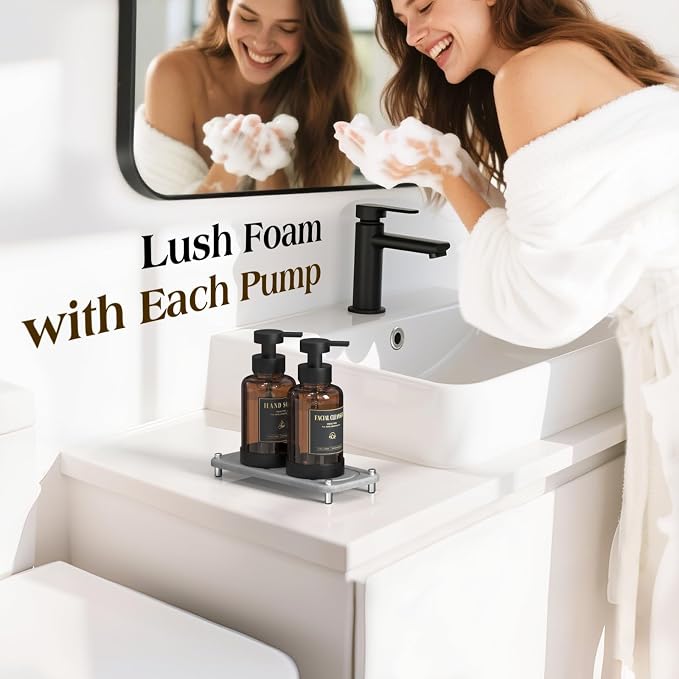 Luxspire Foaming Soap Dispenser, Non-Slip Hand Soap Dispenser - Image 2
