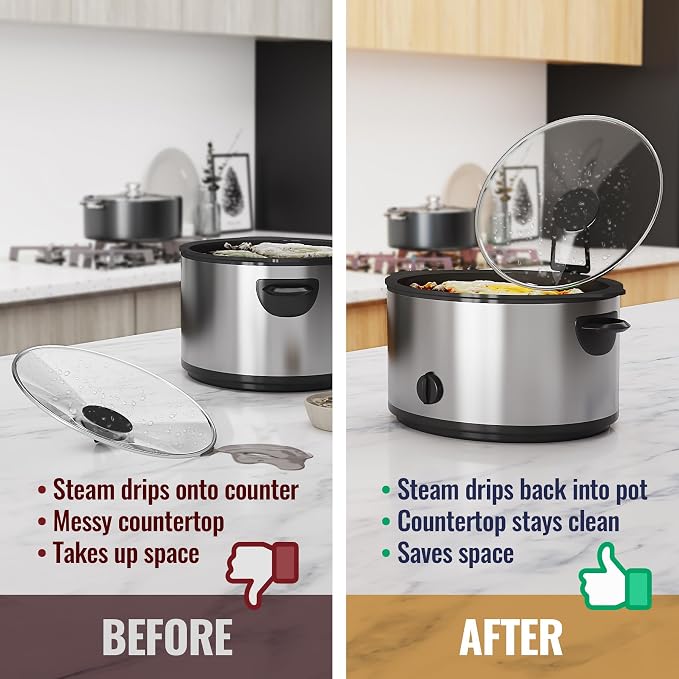 NiHome Slow Cooker Lid Holder Fit - Image 2