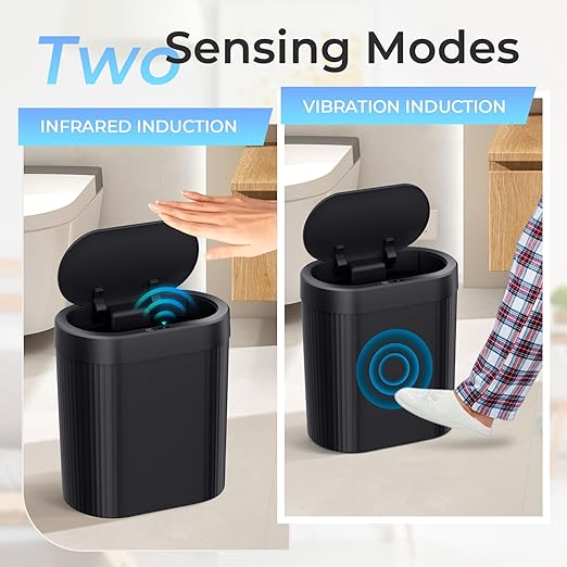 jinligogo 2 Pack 5 Gallon Bathroom Trash Can - Image 6