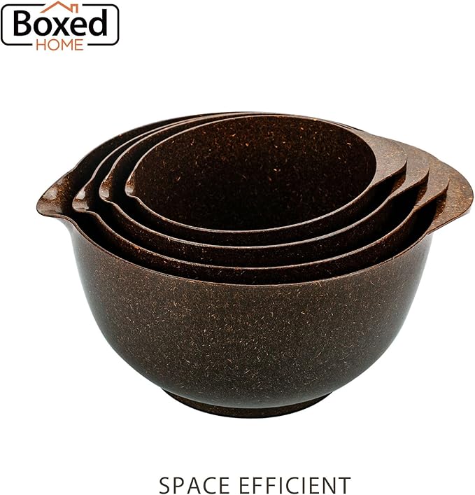 BoxedHome 4 Quart Large Plastic Mixing Bowls, Microwave Safe Mixing Bowl Set - Image 6