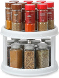 2 Tier 10" Turntable Lazy Susan Spice Organizer by MakeLifeBetterEasier