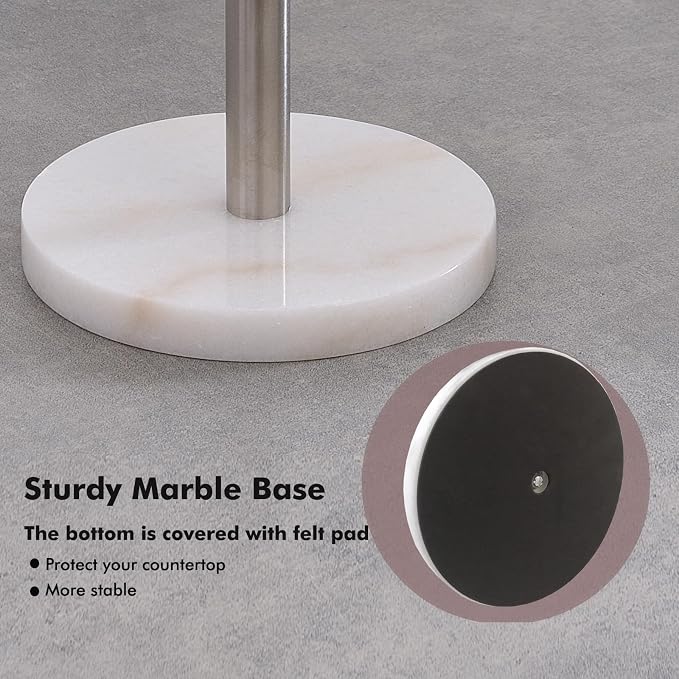 Paper Towel Holder Countertop, Standing Paper Towel Roll Holder - Image 3