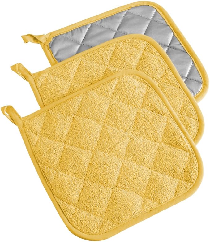 DII Basic Terry Collection Quilted 100% Cotton, 3 Piece by DII