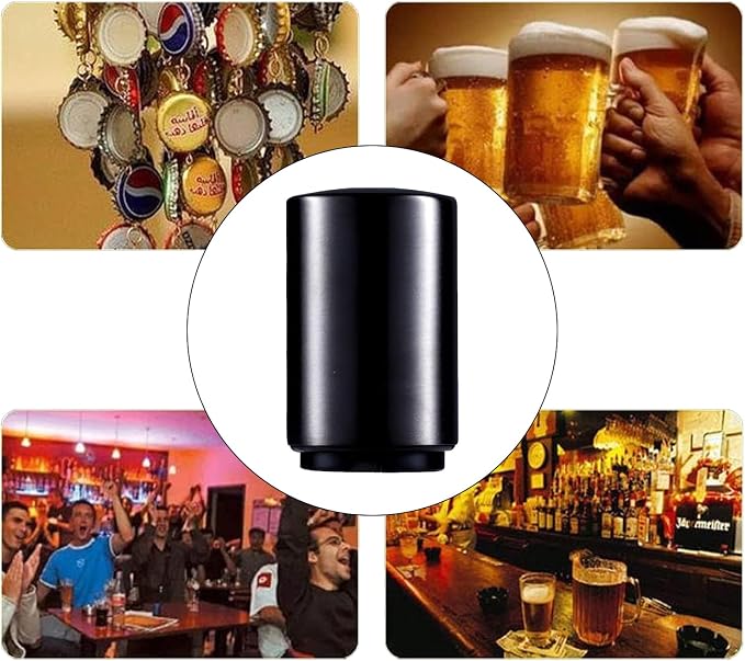Father's Day Gift for Dad, YUDANSI Push Down Bottle Opener, Automatic Beer - Image 7