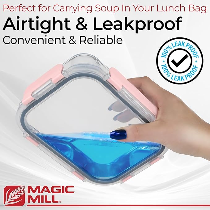 Magic Mill Premium Borosilicate Glass Food Storage Containers - Image 2