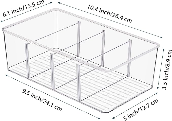 Vtopmart 10 Pack Food Storage Organizer Bins, Cabinet Organization and Storage - Image 2