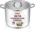 Herogo 16-Quart 18/10 Stainless Steel Stock Pot by Herogo