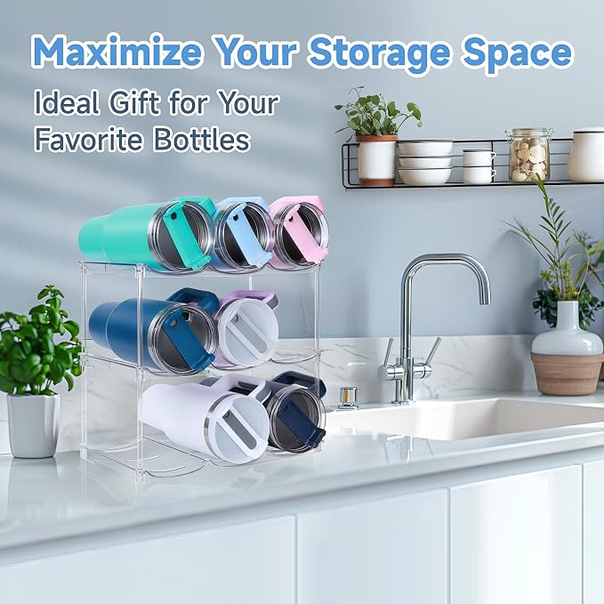 Stackable Water Bottle Organizer - Image 6