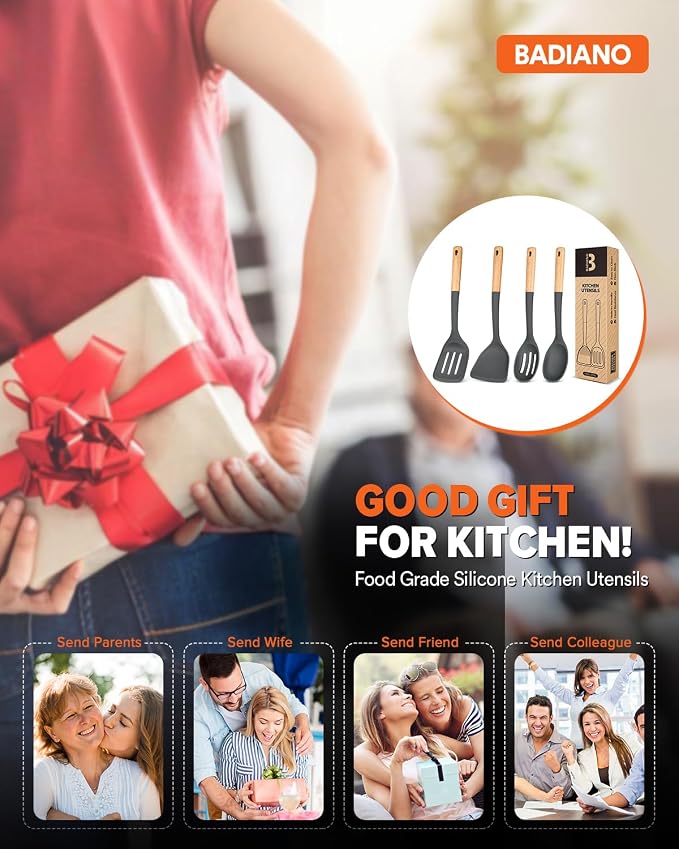 Silicone Cooking Utensils Set, Perfectly Angled - Image 7