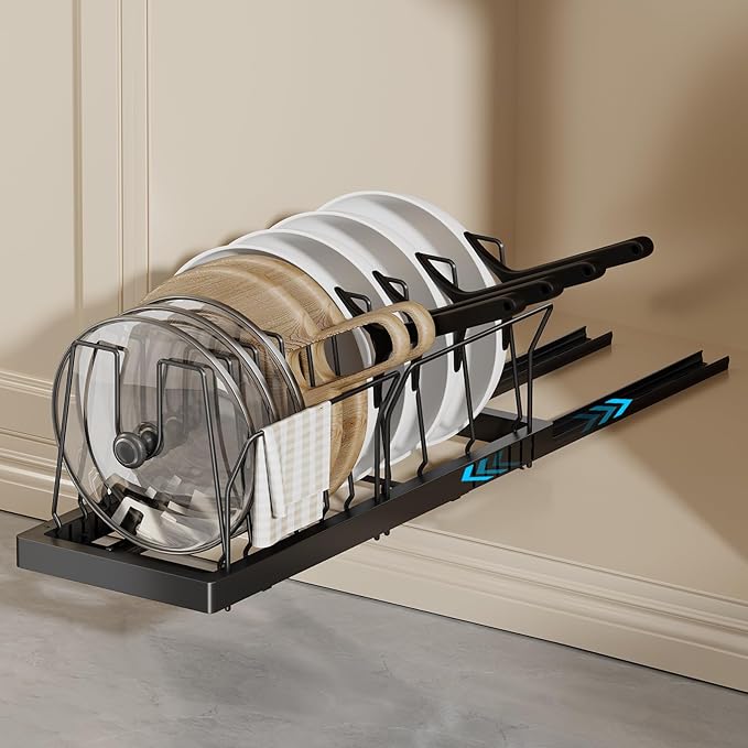 Magheo Pots and Pans Organizer Under Cabinet by COMFORTYOURHOME