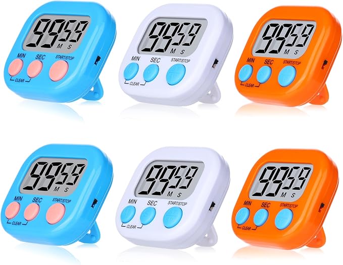 Mwellewm 6 Packs Digital Timers by Mwellewm