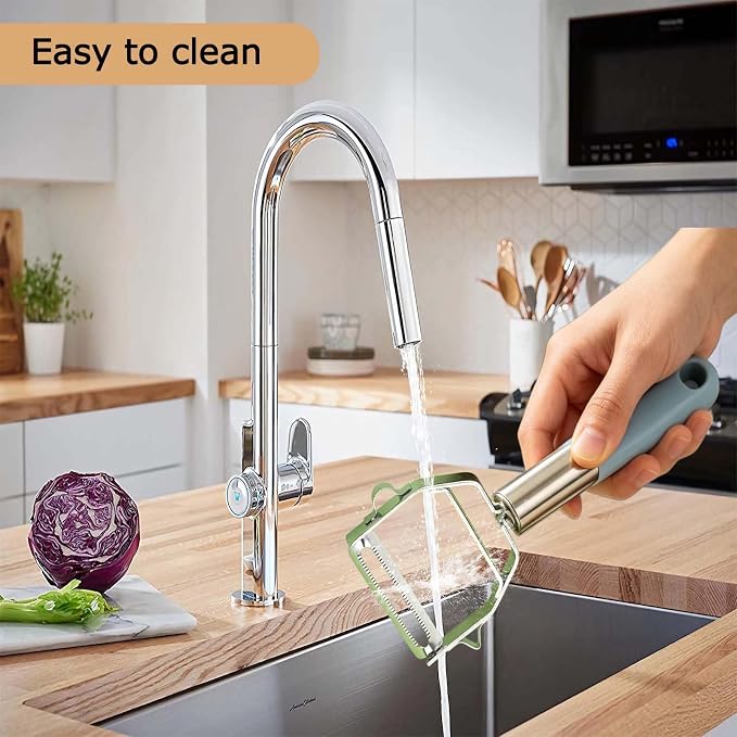 Vegetable Peeler, Stainless Steel Y-Shaped Peeler, Ergonomic Non-Slip Handle - Image 8