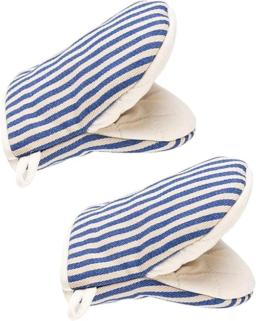 1 Pair Mini Oven Mitts, High Heat Resistant Oven Gloves, Kitchen Short Oven Mit by CoekMoed