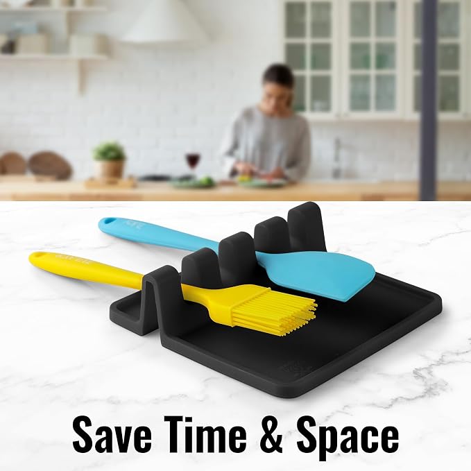 Zulay Kitchen Silicone Utensil Rest - Image 6