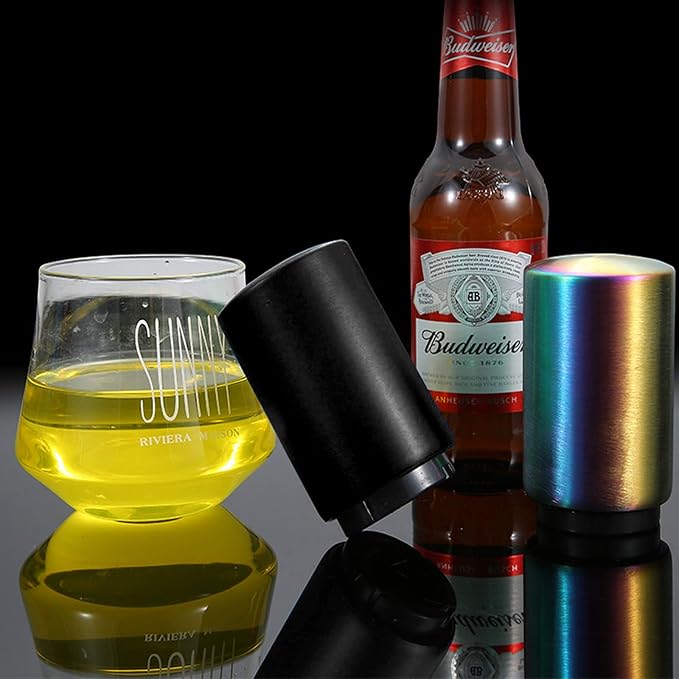 YUDANSI Push Down Bottle Opener 2 pack, Automatic Beer Bottle Openers, - Image 6