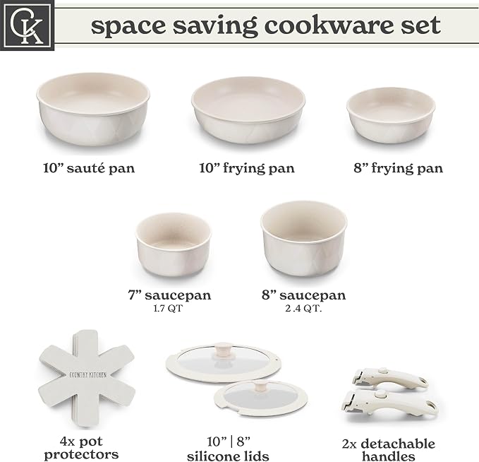 Country Kitchen Cookware Set - Image 3