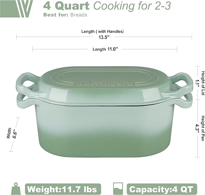 VORRINGARD Oval Dutch Oven Pot - Image 2