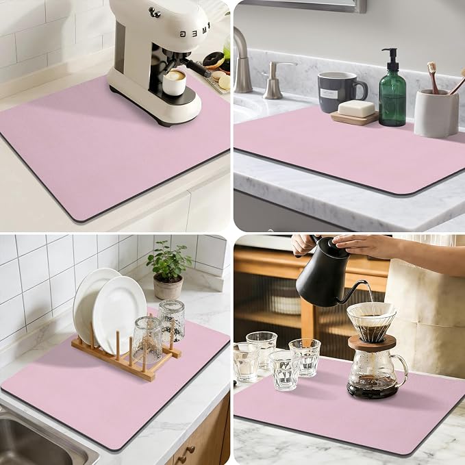 Coffee Mat, Absorbent Dish Drying Mat - Image 8