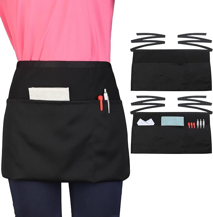 Server Waitress Waist Apron by Unknown