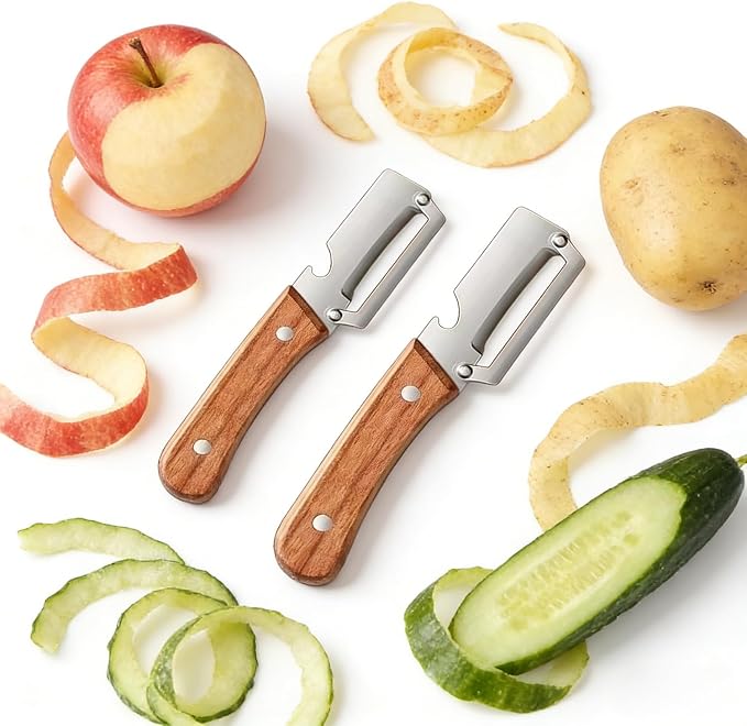 3Pcs Multifunctional Vegetable Peeler, 2-in-1 Multifunctional Vegetable Peeler - Image 3