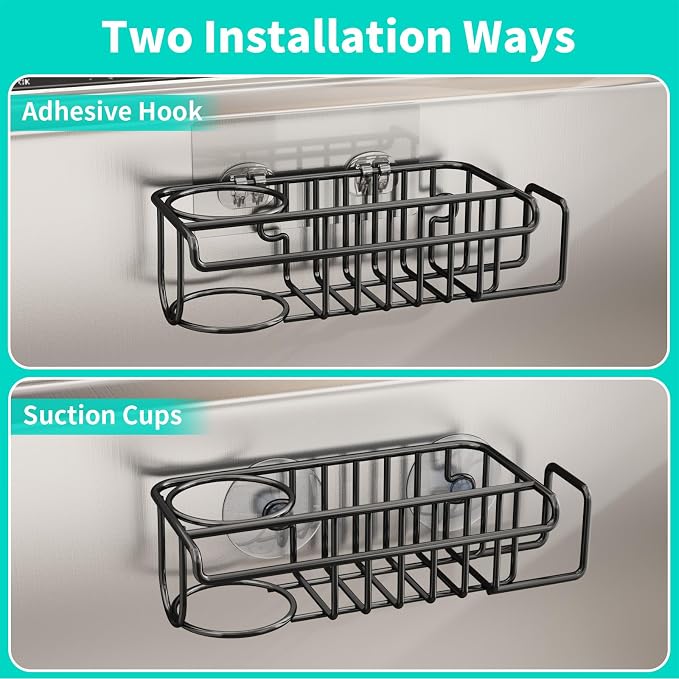 HapiRm 4 in 1 Kitchen Organizers and Storage, SUS304 Stainless Steel Brush - Image 2