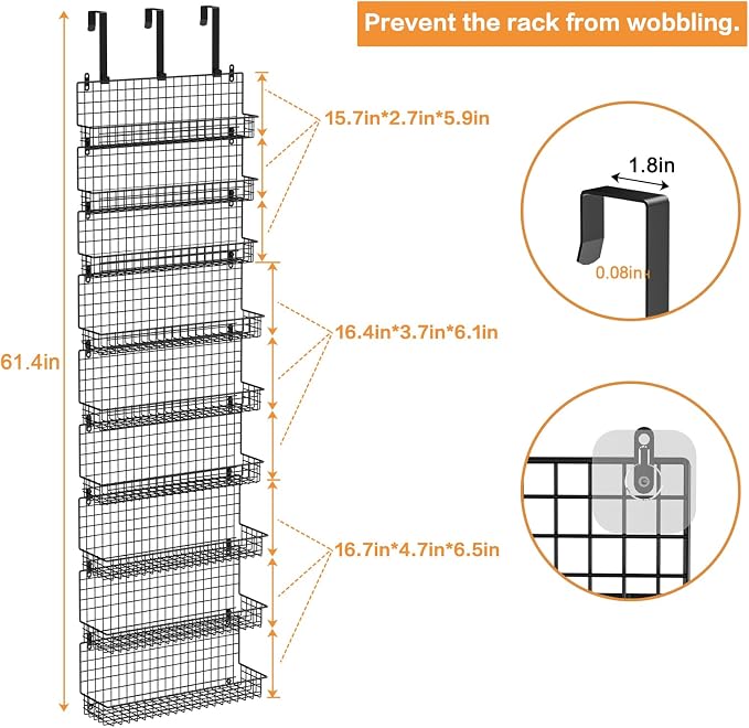 JKsmart 9-Tier Spice Rack Organizer - Image 7