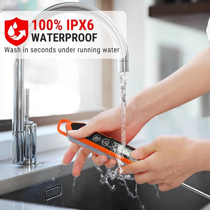 TempPro TP15H Waterproof Instant Read Meat Thermometer - Image 5