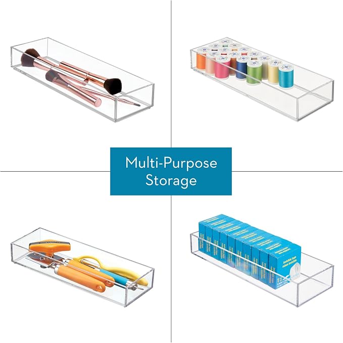 iDesign Plastic Makeup Drawer Organizer Tray - Image 5