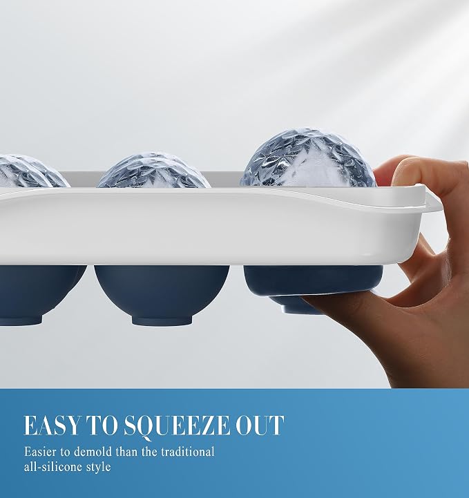 Round Ice Cube Mold with Lid - Image 4