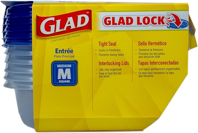Glad GladWare Entree Food Storage Containers - Image 6