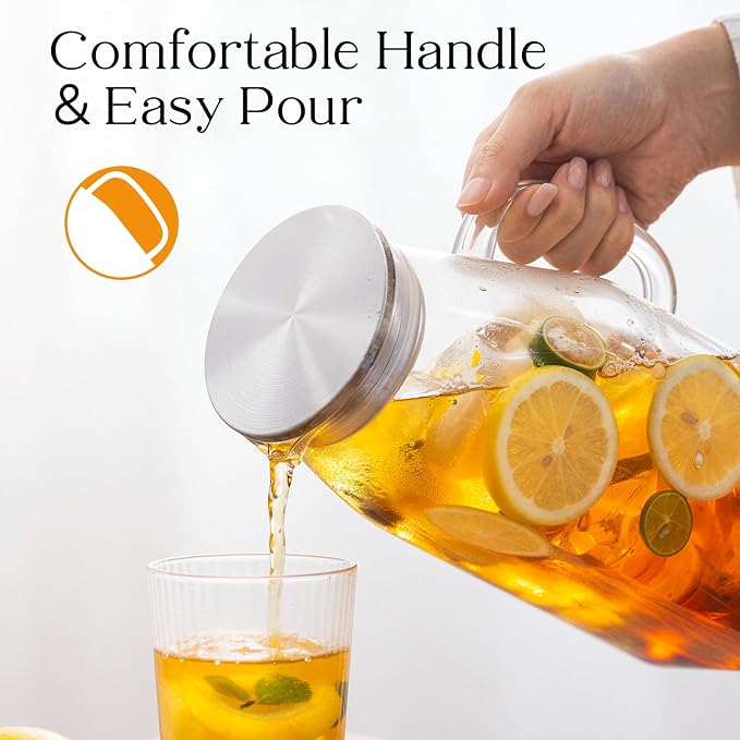 OneDream 68oz Square Glass Pitcher - Image 6