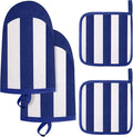 Reallnaive Oven Mitts and Pot Holders 4 Pcs Set by Unknown