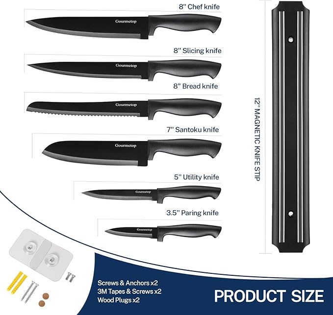 Gourmetop Kitchen Knife Set - Image 5
